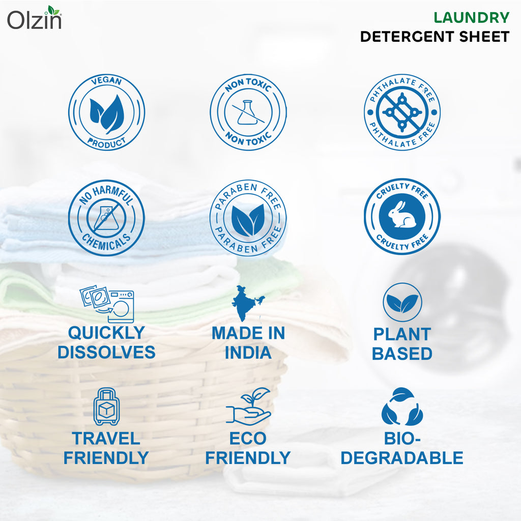 Olzin Laundry Detergent sheet