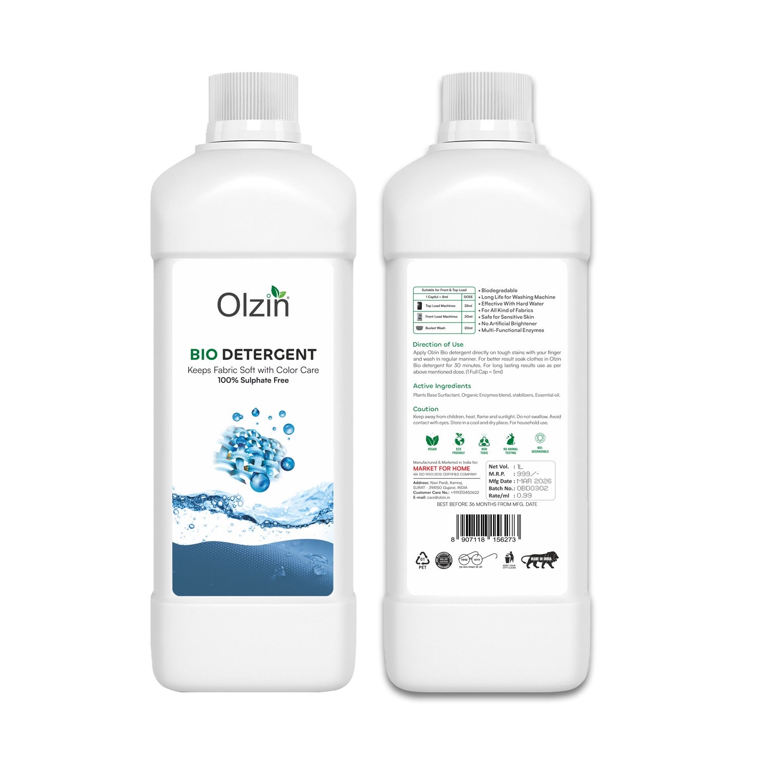 Olzin Bio Detergent Liquid