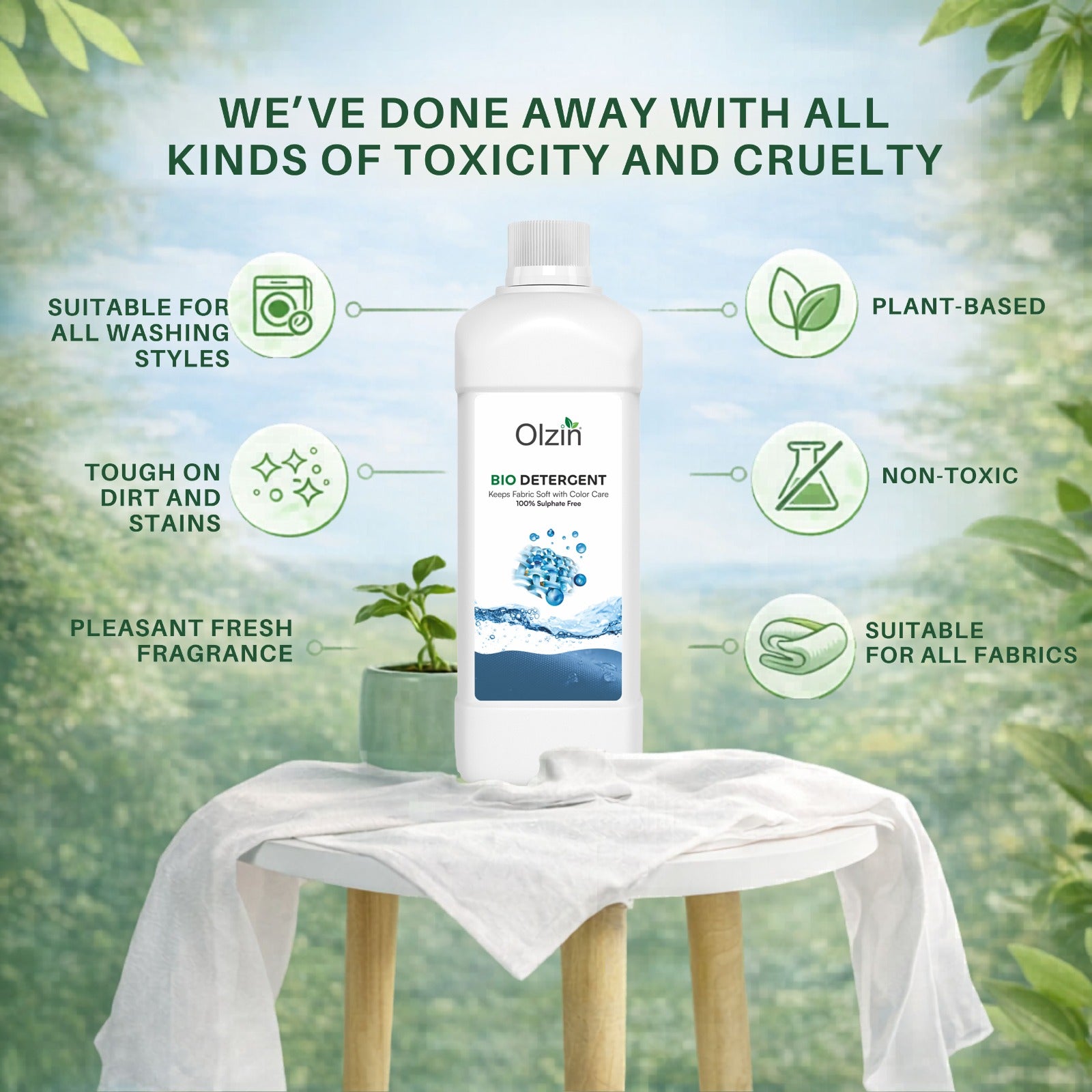 Olzin Bio Detergent Liquid