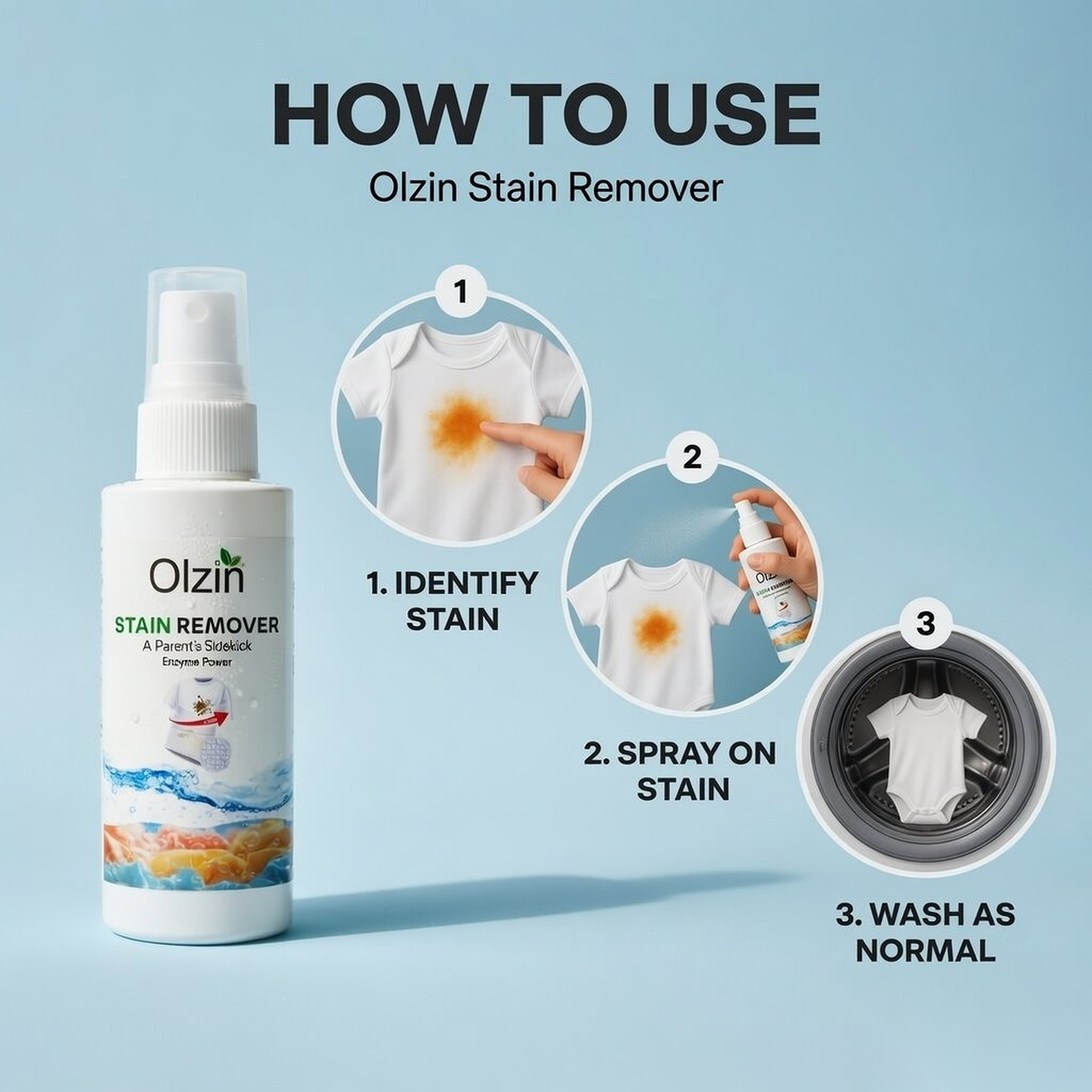 Olzin Stain Remover For Clothes
